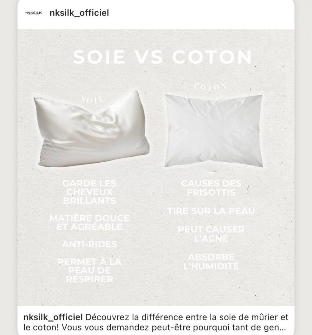 SOIE VS COTON